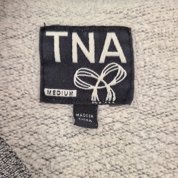 aritzia tna crewneck sweatshirt grey size M - Picture 4 of 7
